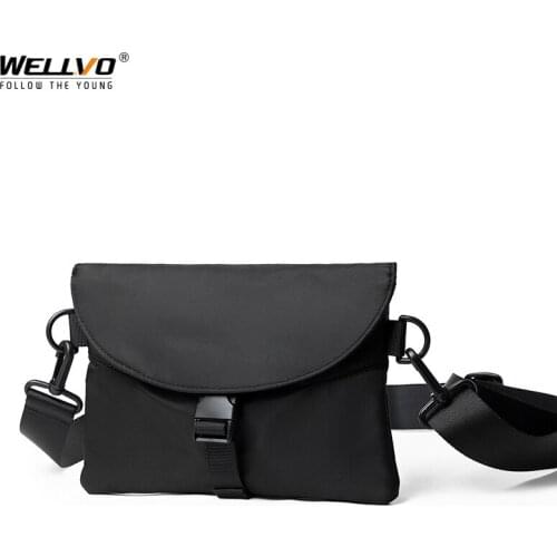 Black Men Messenger Bag Oxford Crossbody Bags Male Business Fashion Soft Handbags Mini Mens Messenger Hand Bag Bolsa XA773ZC