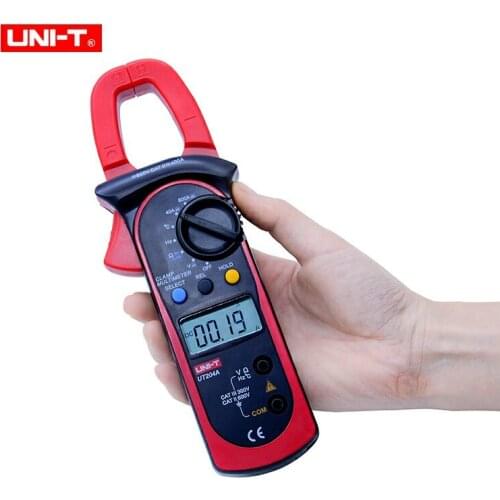 UNI-T UT204A Digital Clamp meter aotu range True RMS LCD Multifuction Ohm DC AC Voltmeter AC Ammeter Data Hold