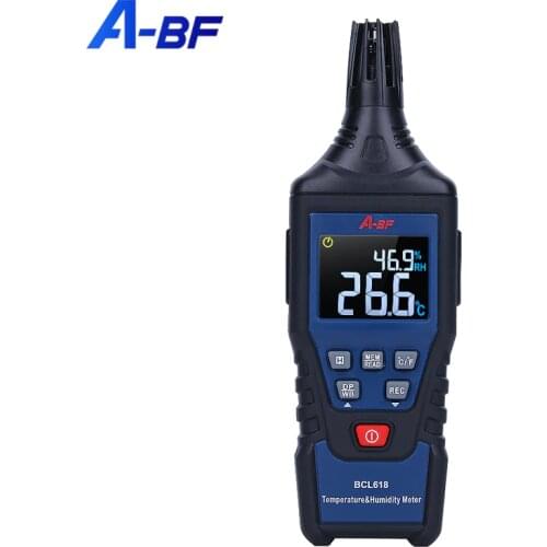 A-BF Digital Hygrometer Thermometer Temperature Humidity Meter Weather Station Ambient Temperature Industrial Handheld Detector