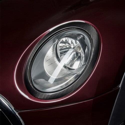 Carbon fiber front and rear headlight taillight decoration frame For MINI ONE Cooper S F54 F55 F56 F57 F60 COUNTRYMAN Car Refit