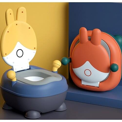 Infant 0-6 Years Old Childrens Pot Soft Baby Potty Plastic Road Pot Cute Baby Toilet Seat Boys And Girls Potty Trainer Seat WC