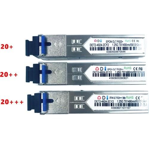 EPON OLT PX 20+ 20++ 20+++ SFP optical transceiver FTTH solutionmodule for OLT1.25G 1490/1310nm 3-7dBm SC OLT