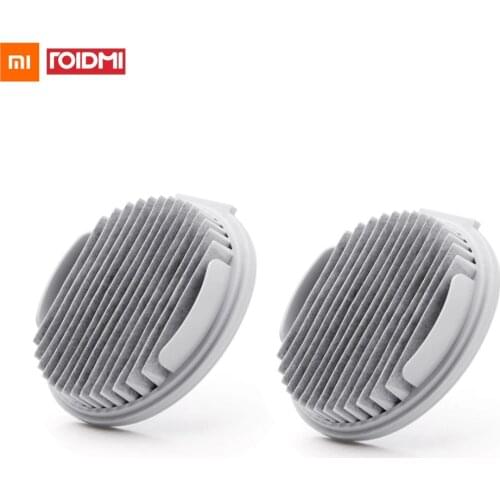 2pcs/set ROIDMI F8 Filter For Handheld Vacuum Cleaner F8 Spare Parts Washable Repeatedly Use App Remind Replacement