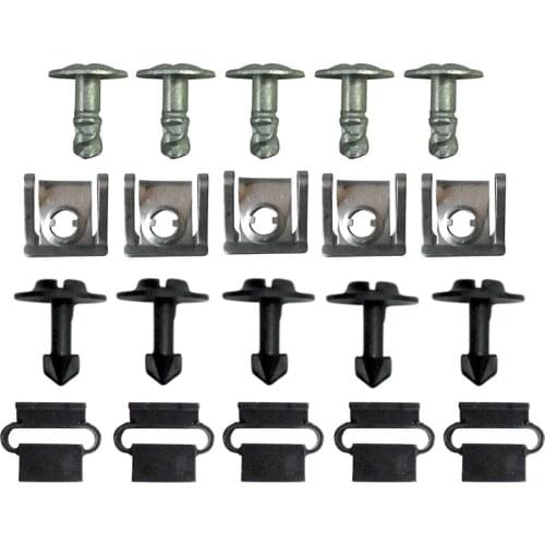 JX-LCLYL 20pcs Under Engine Cover Undertray Repair Kit Wheel Arch Clip Set for Audi