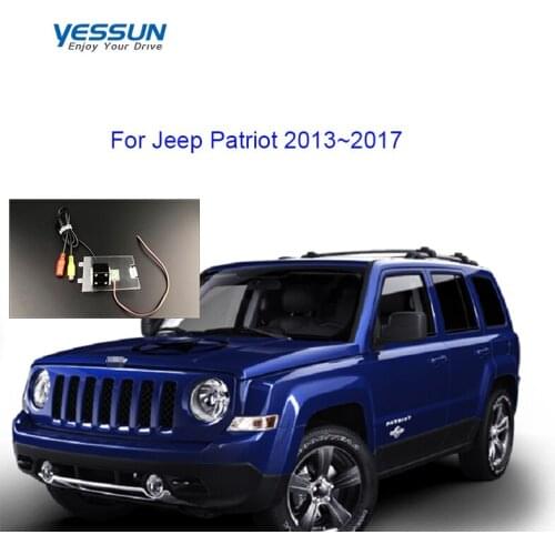 Yessun License plate camera For Jeep Patriot 2013~2017 trajectory dynamic car camera/ 1280*720P rear camera/nightview reversing