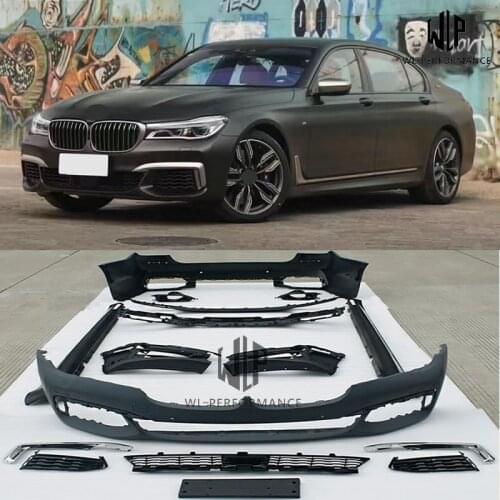 7 Series PP Car Body Kit Front Rear bumper Side SKirts For BMW 7 Series F02 M760 2016 Style Car Body Kit