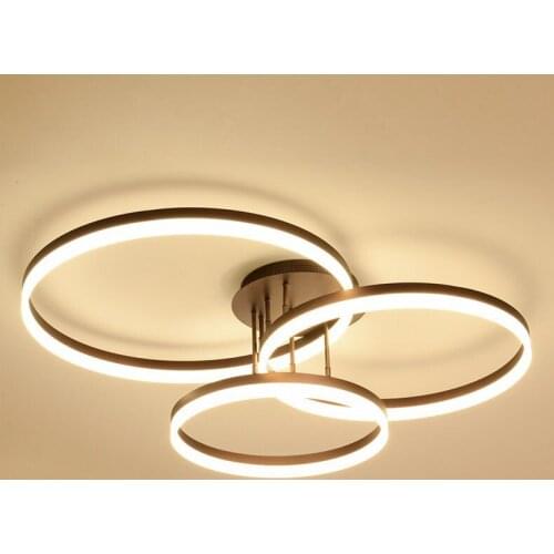 Creative rings ceiling light New designer LED ceiling lamp for living room bed room led lamp lamparas de techo ceiling lamp