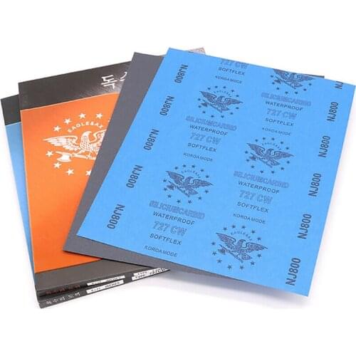 Wet And Dry A4 Sandpaper 1000 1200 1500 2000 2500 3000 5000 7000 10000 Grit Abrasive Polishing Tool