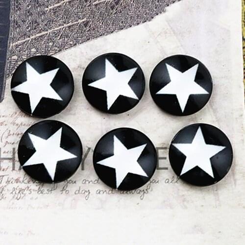 New Fashion 20pcs 12mm Handmade Photo Glass Cabochons E2-69