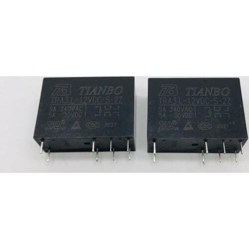 Original TRA3 L-12VDC-S-2Z TRA3L-12VDC-S-2Z 8pin 5A relays
