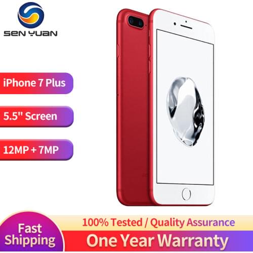 Used Apple iPhone 7 Plus 3GB RAM 32/128GB/256GB IOS 4G CellPhone Original 5.5'' Quad-Core Dual 12MP Camera LTE Mobile Phone