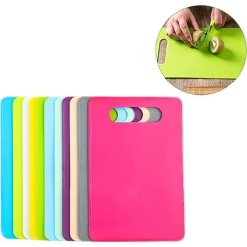 Plastic Cutting Board Foods Classification Boards Outdoors Camping Vegetable Fruits Meats Bread Cutting Chopping Blocks