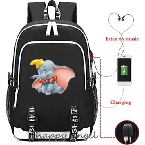 Backpack little flying elephant For Boys And Girls High-capacity Student Backpack Children Anime Cartoon Package Birthday Gift