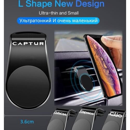 Creative Magnetic Car Air Outlet Magnetic Mobile Phone Holder Magnet for Renault captur clio dacia duster espace Accessories