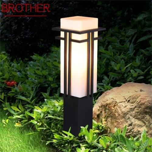 BROTHER Outdoor Lawn Lights Modern Garden Lamp LED Waterproof IP65 Home Decorative For Villa Duplex