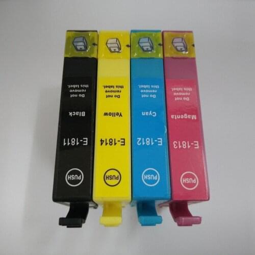 Vilaxh 1Set T1811 Ink Cartridge For Epson xp-202 XP-225 XP-212 XP-215 XP-312 XP-315 XP-412 XP-415 XP-322 XP-325 XP-422 printer