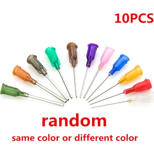 10pcs Dispensing screw Needles Tips for Liquid Dispenser Syringe Gauge