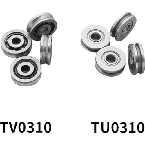 100pcs TV0310 Open V623 TU0310 3x10x3 mm with V groove fishing tackle ball bearing 3*10*3 for Computer knitting / gear