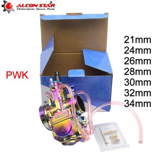 Alconstar- 21 24 26 28 30 32 34mm PWK Carburador Motorcycle Carburetor For Keihi Mikuni Koso With Power Jet Dit Pit Bike Quad