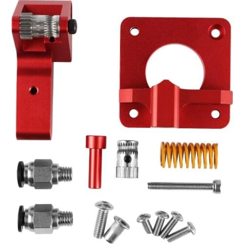 Aluminium 24V CR-10S PRO Ender 3 Btech Double Gear pulley extruder Upgrade for CR-10S PRO Ender-3 Tornado DIY 3d printer parts
