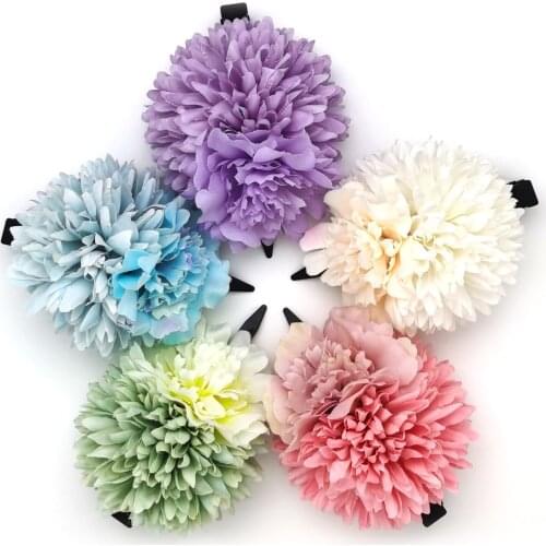 Free shipping women Japanese fireworks Hydrangea Hairpins girls beach flower hairclip Hair Side Clips hair accessories
