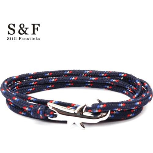 Shark Bracelet Men Jewelry Viking Bracelets For Women Pulseira Masculina Bileklik Femme Pulsera Bijoux Homme Rope Braclet Joyas