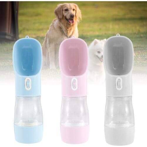 Dog Food Storage Water Bottle Portable Travel Outdoor Pet Drinking Cup Bowl Dispenser Multifunctional Feeders for Cat Dogs
