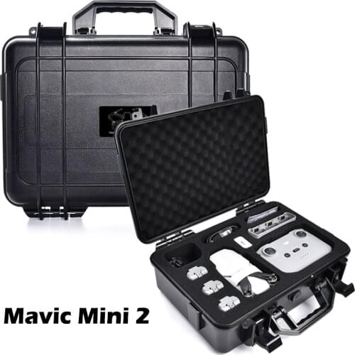 Mavic Mini 2 Explosion-proof Case Box ABS Waterproof Hard Cover Shell Handbag Travel Bag For DJI Mavic Mini 2 Drone Accessories