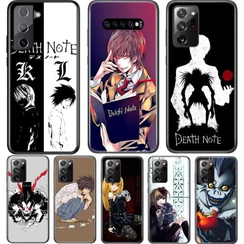 Death Note Comic Anime For Samsung Galaxy S21 S20 FE Ultra S10 S10E Lite 5G S9 S8 S7 S6 Edge Plus Phone Case