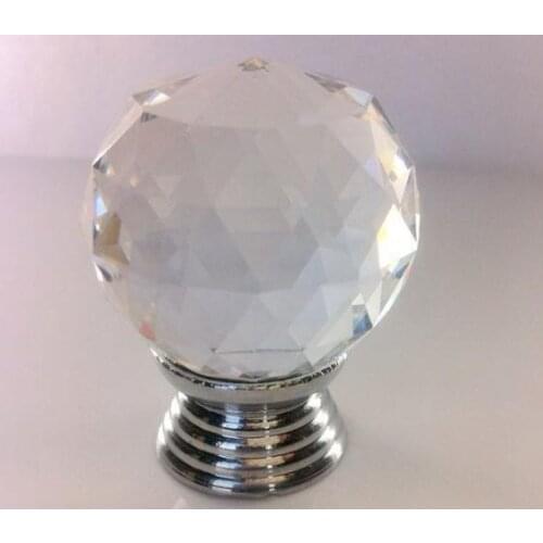 DHL free shipping100PCS 30 MM crystal ball shake handshandle cabinet knobs and handles crystal pull closet handles