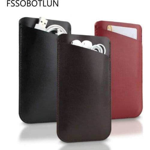 FSSOBOTLUN,For Xiaomi Mi 10 Pro/Redmi 8A Dual Ultra Pouch Bag Microfiber Leather Cover Card Slot Case For Xiaomi Poco X2