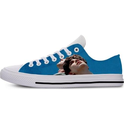 2019 Hot Cool Fashion Vogue Summer Handiness Casual Shoes 3D Print For Man Woman Movie Call Me by Your Name Timothee Chalamet