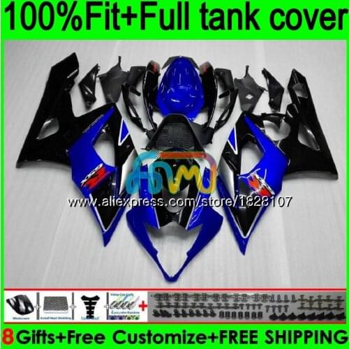 Injection Blue black For SUZUKI GSXR1000 K5 GSXR-1000 GSX R1000 98BS.2 GSX-R1000 GSXR 1000 CC 1000CC 05 06 2005 2006 Fairings