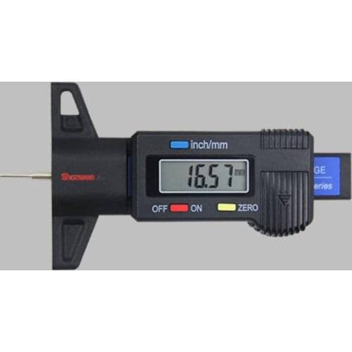 High Quality Digital depth gauge caliper tread depth gauge LCD Tyre tread gauge For Car Tire