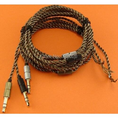 UE twist braid wire Silver-plated copper single crystal maintenance upgrade fever Metal plug Bass Vocal line