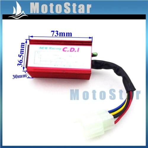 Alloy Red 6 Pin Racing Ignition AC CDI Box For 150cc 160cc 200cc 250cc Pit Dirt Bike Motorcycle ATV Roketa Kazuma Sunl Taaotao
