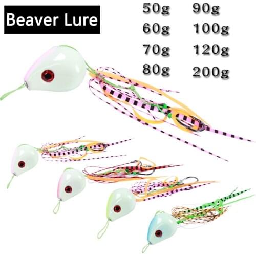 New Premium Bucktail Jigs Fishing Hook Bait 50g-200g Swim Jig Fishing Lures Saltwater Freshwater For Bass Pike Trout Salmon