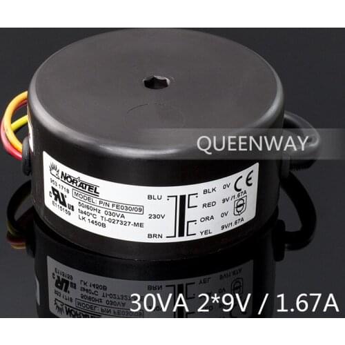 T-005 Double 6V 9V 25V 30W NEW NORATEL Sealing Toroidal Transformer 30VA
