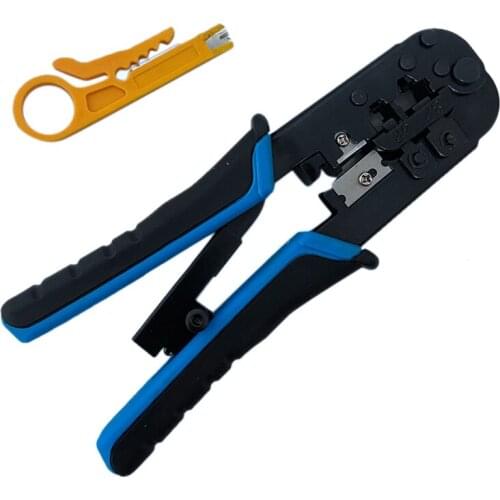 RJ45 Crimping Tool RJ45 Network Cutting Tools 8P Crimper Cutter Stripper Plier For Modular RJ12 RJ11 Crimp Crimper