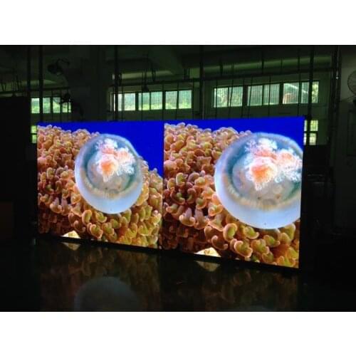 TEEHO 4pcs/lot HD Series LED Small Pitch P1.667 indoor Diecast Cabinet 400mm*300mm*90mm 1/30 scan video led screen tv videowall