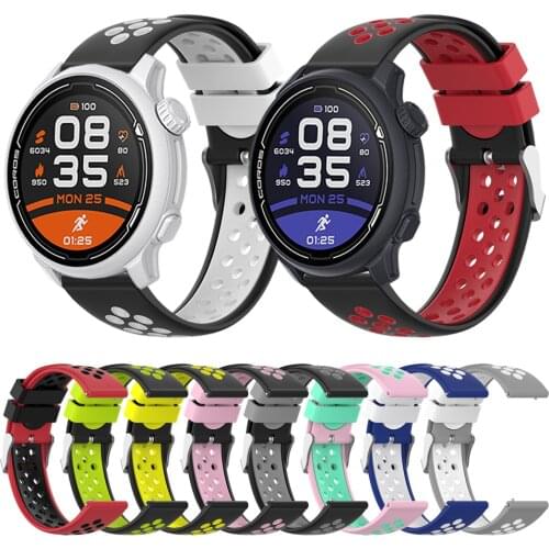 Colorful Sports Silicone Strap For COROS PACE 2 / APEX Pro / 46mm Smartwatch Band Replacement Bracelet Watchband Accessories