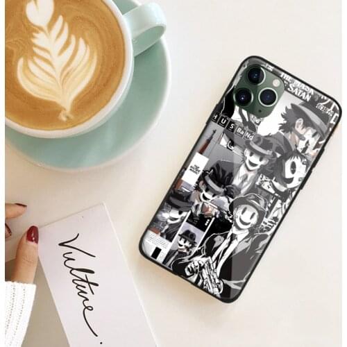 Sniper Mask High-Rise Invasion anime Soft Silicone Glass Phone Case for IPhone SE 6s 7 8 Plus X Xr Xs 11 12 Mini Pro Max Samsung