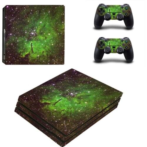 Starry Sky Style PS4 Pro Skin Sticker for Sony Playstation 4 Pro Console & 2 Controllers Decal Vinyl Protective Skins Style 3