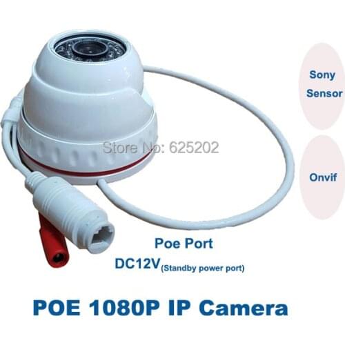 2017 Full HD POE ONVIF 1/2.9 Sony Sensor 1080P 2.0MP Indoor Dome Security CCTV IP Camera