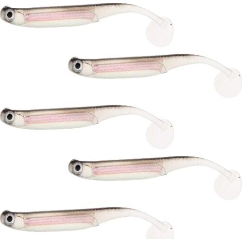 5 Pieces 3D Lifelike Baits Freshwater Saltwater Lure For Trout Bass