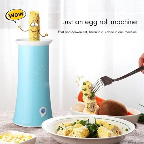 MLGB Automatic Electric Egg Boiler Quick Heating Breakfast Egg Sausage Kettle for Egg Sandwich Egg Roll with EU Plug