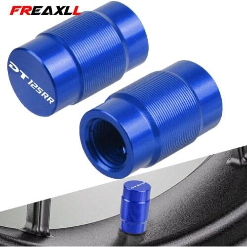 For Yamaha DT125RR 1994-1999 DT 125RR 1995 1996 1997 1998 Motorcycle Accessories Wheel Tire Valve caps Aluminum Airtight Covers