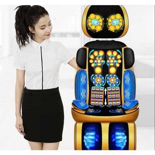 The old neck massager neck shoulder waist back body multi-purpose household massage chair cushion body massager