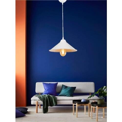 Maya Antique Ufo White Single Pendant Lamp Chandelier Home Office