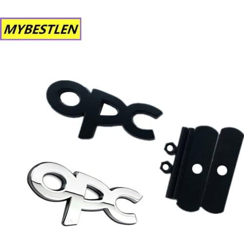 GR-EB4 3D Chrome OPC metal Front Grille Emblem Badge Sticker accessories Decals For Opel Zafira Astra Vectra styling